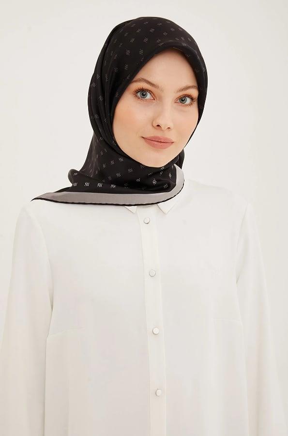 Armine Nostalji Serisi Twill İpek  Eşarp 8936D-57