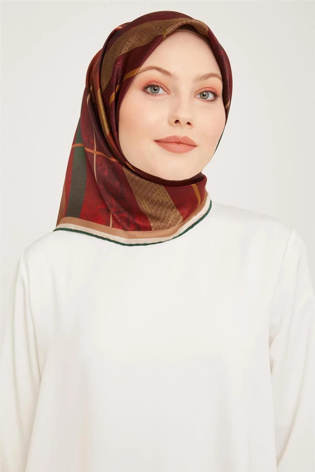 Armine Nostalji Serisi Twill İpek Eşarp 9023-04NT