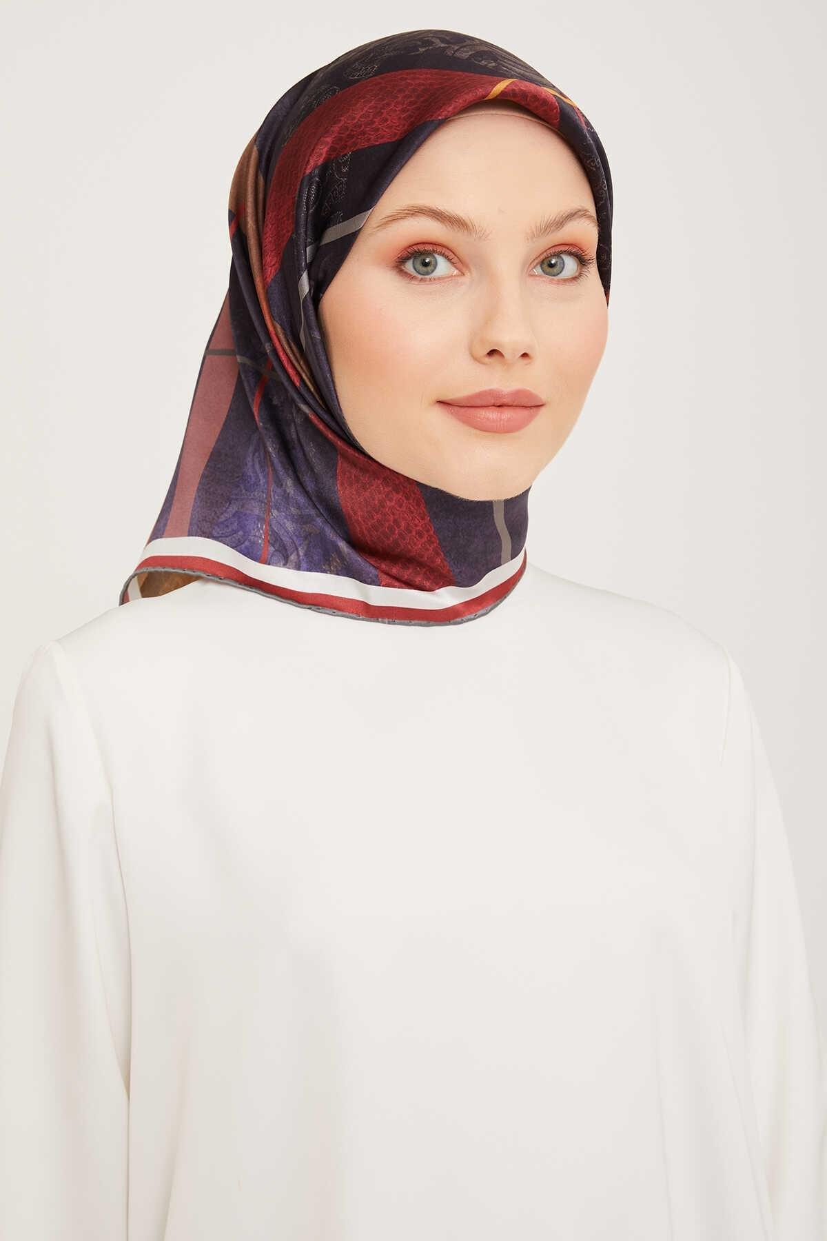 Armine Nostalji Serisi Twill İpek Eşarp 9023-55NT
