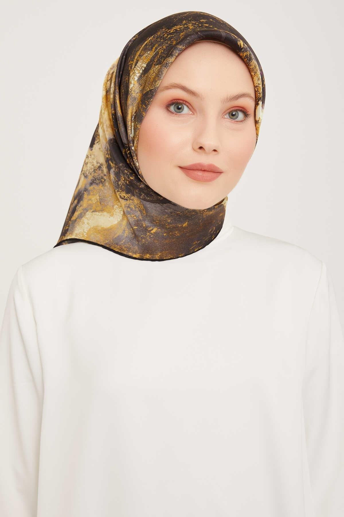 Armine Nostalji Serisi Twill İpek Eşarp 9015-08NT