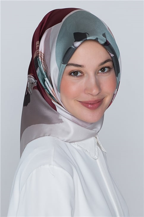 Armine Nostalji Twill İpek Eşarp 18Ya0642 80