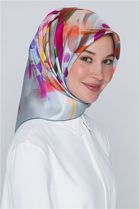 Armine Nostalji Twill İpek Eşarp 18Ya2808 10