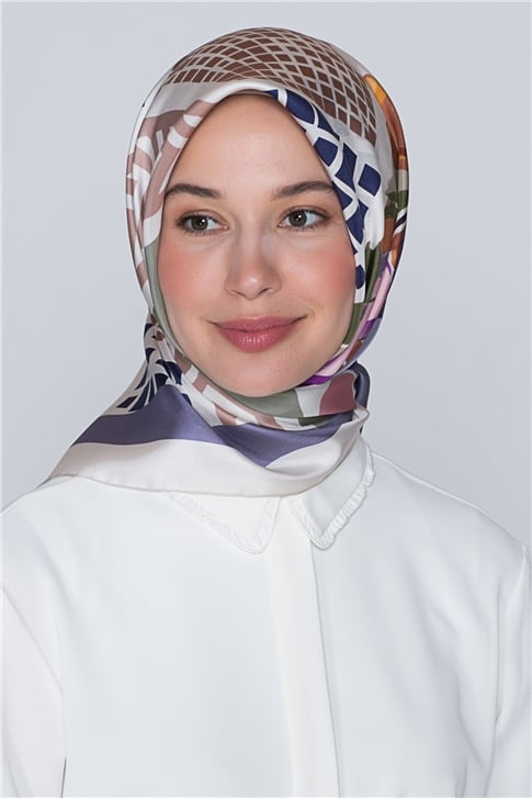 Armine Nostalji Twill İpek Eşarp 18Ya2824 32