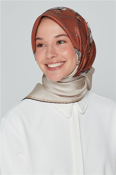 Armine Nostalji Twill İpek Eşarp 18Ya3736 31
