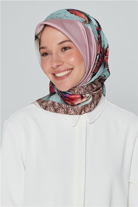 Armine Nostalji Twill İpek Eşarp 18Ya4533 38