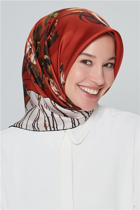 Armine Nostalji Twill İpek Eşarp 18Ya7240 31 05