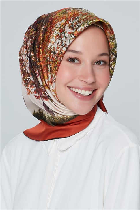 Armine Nostalji Twill İpek Eşarp 18Ya7276 26 26