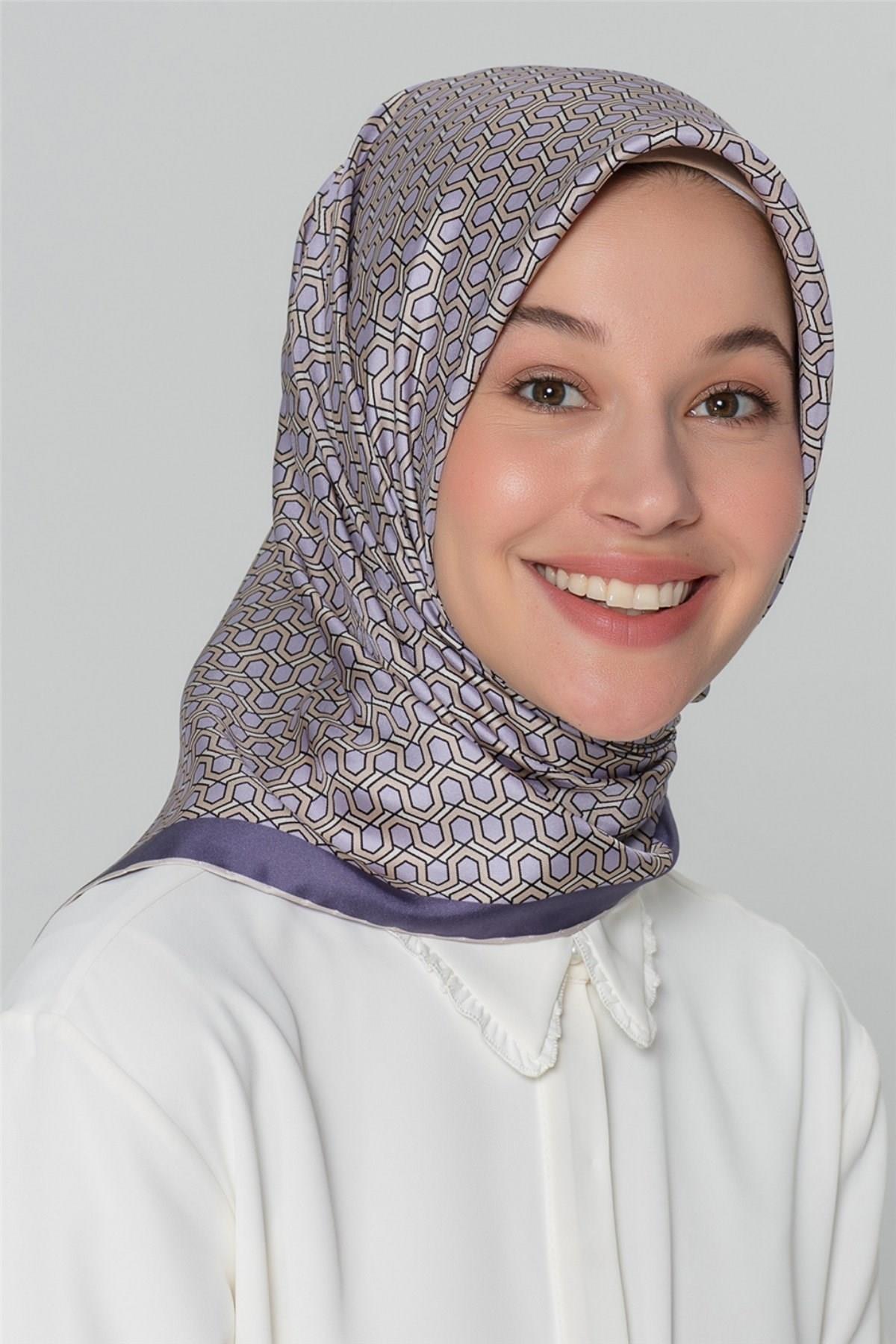 Armine Özel Nostalji Serisi Sura İpek Eşarp Modelleri 8401DS-84