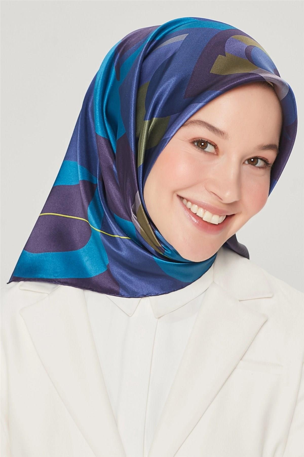Armine Özel Nostalji Serisi Twill İpek Eşarp Modelleri 8526D-09