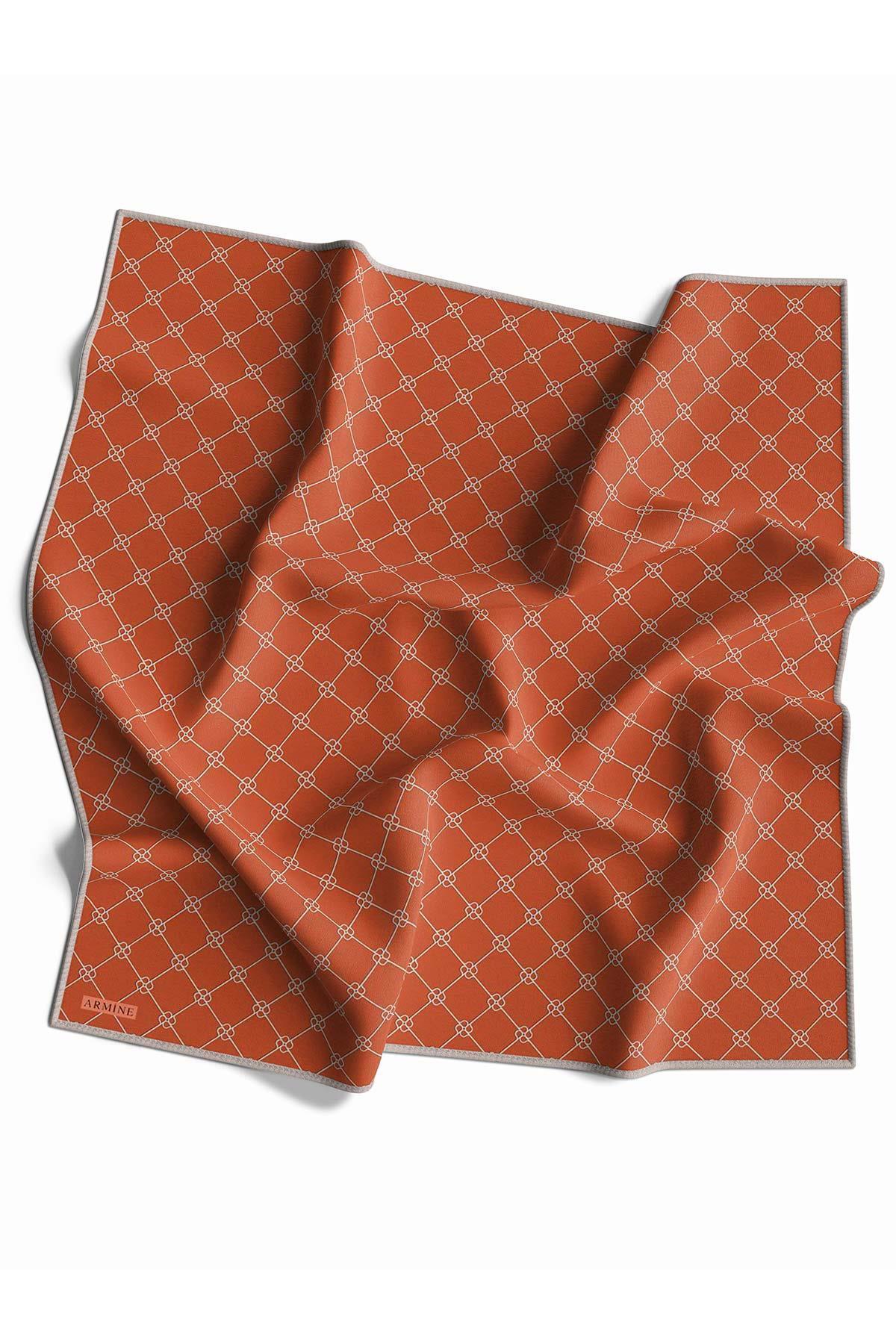 Armine Özel Nostalji Serisi Twill İpek Eşarp Modelleri 8555D-18