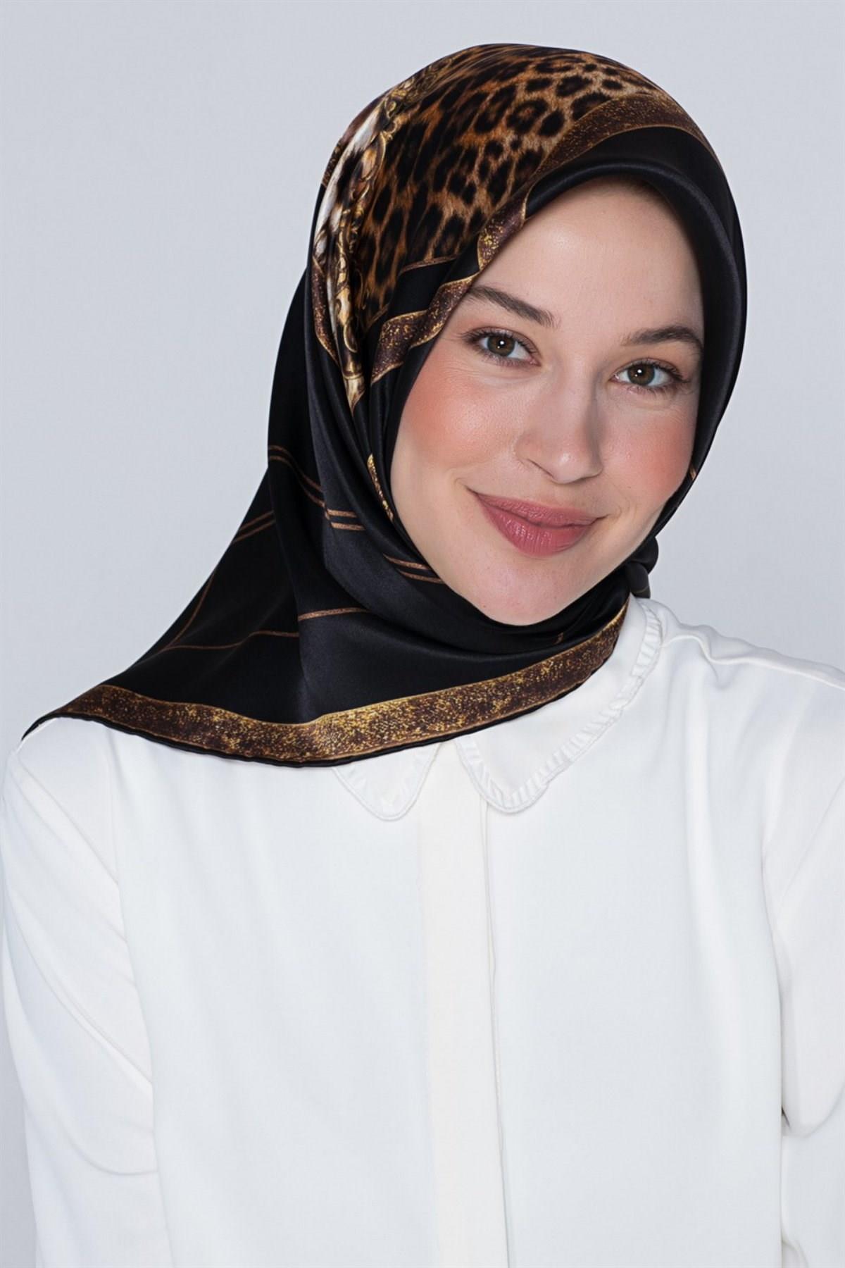 Armine Özel Nostalji Serisi Twill İpek Eşarp Modelleri 7583D-01
