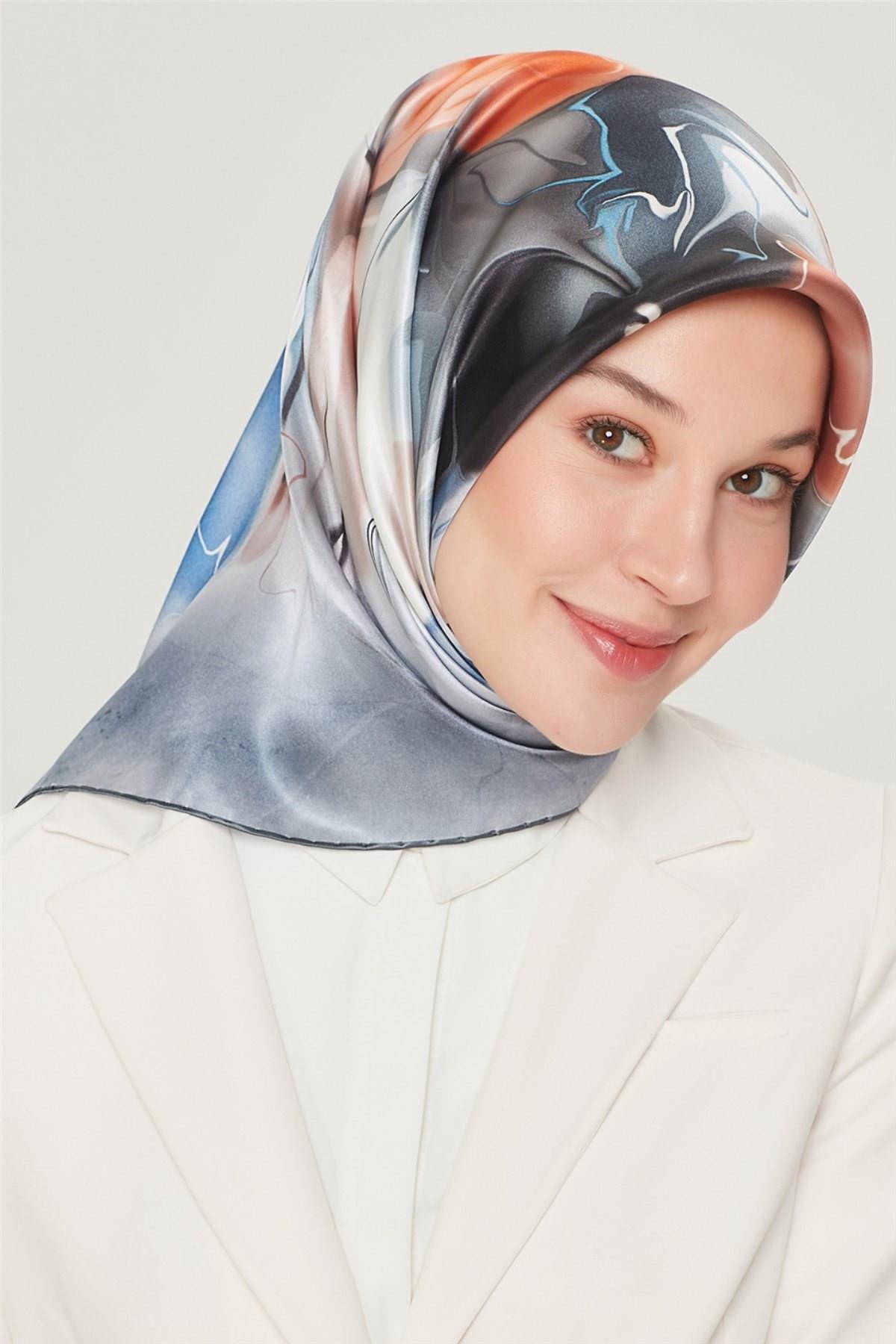 Armine Özel Nostalji Serisi Twill İpek Eşarp Modelleri 8527D-04