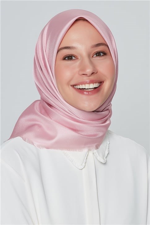 Armine Polyester Eşarp 00Oaat44 Pudra Pembe