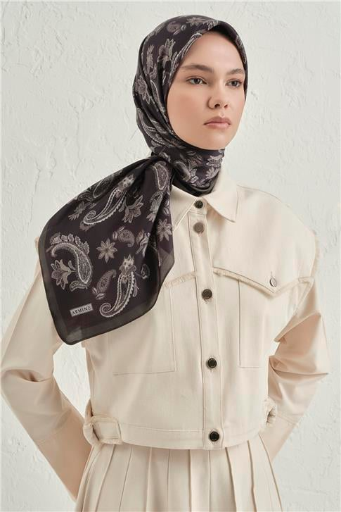Armine Premium Pure Etnik Desen Eşarp 3 24