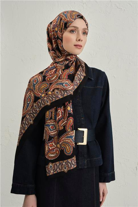 Armine Premium Pure Etnik Desen Şal 1 18