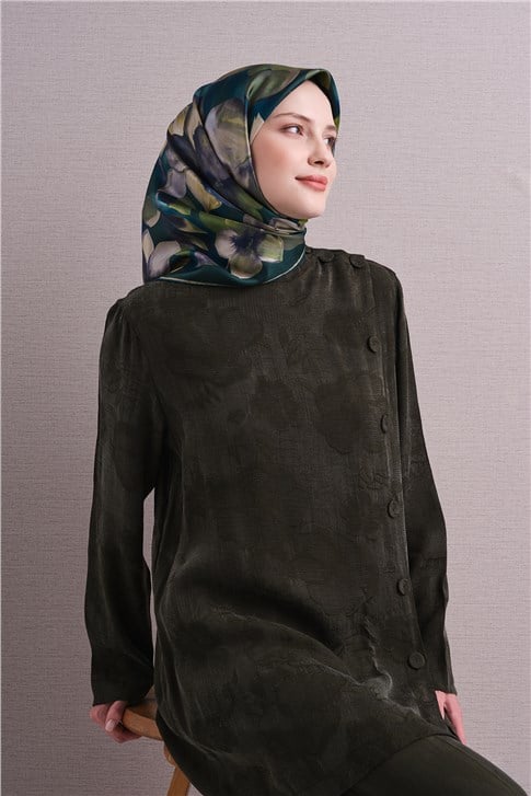 Armine Saf İpek Sura Eşarp 9632D 03