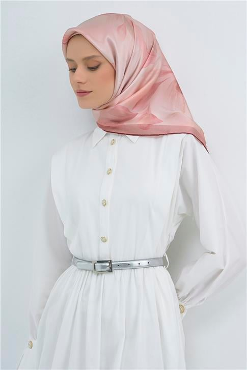 Armine Saf İpek Twill Eşarp 9519D 08