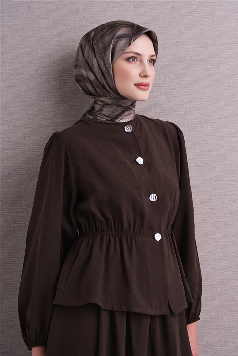 Armine Saf İpek Twill Eşarp 9602D 54