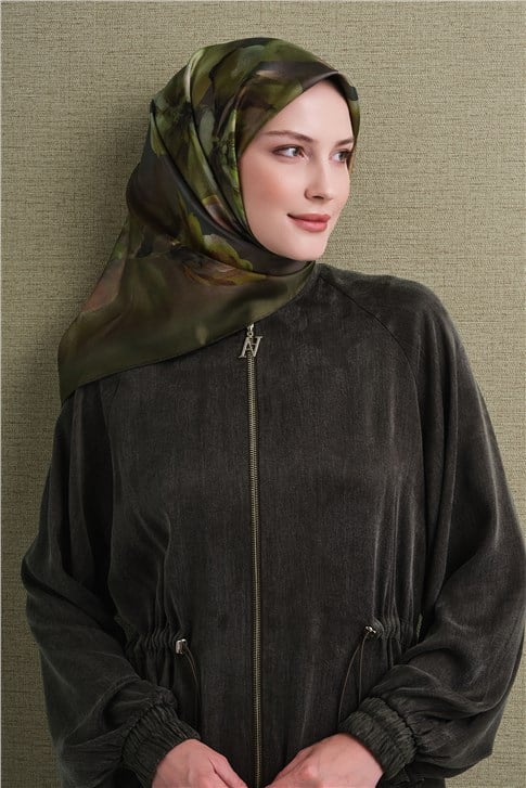 Armine Saf İpek Twill Eşarp 9611D 05