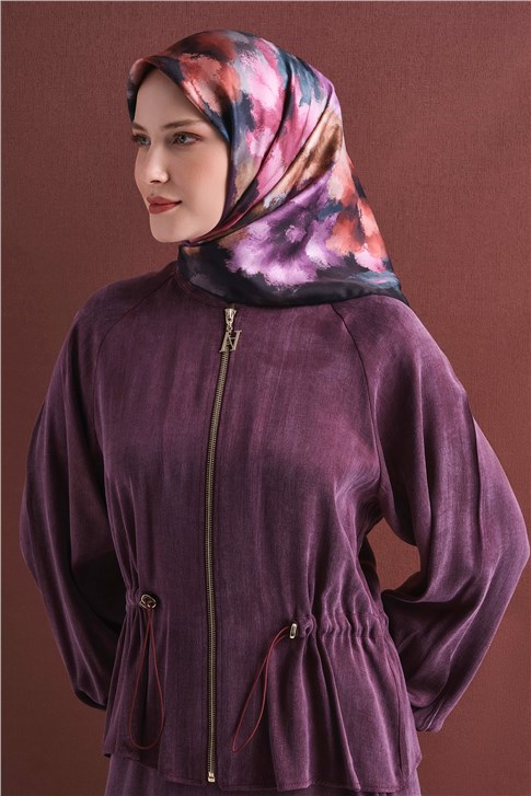 Armine Saf İpek Twill Eşarp 9613D 03