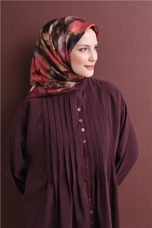 Armine Saf İpek Twill Eşarp 9613D 04