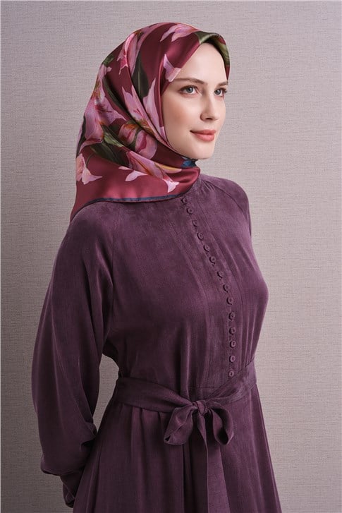 Armine Saf İpek Twill Eşarp 9620D 01