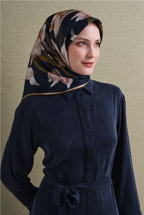 Armine Saf İpek Twill Eşarp 9620D 04