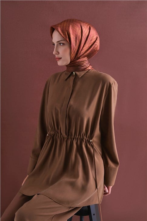 Armine Saf İpek Twill Eşarp 9628D 02