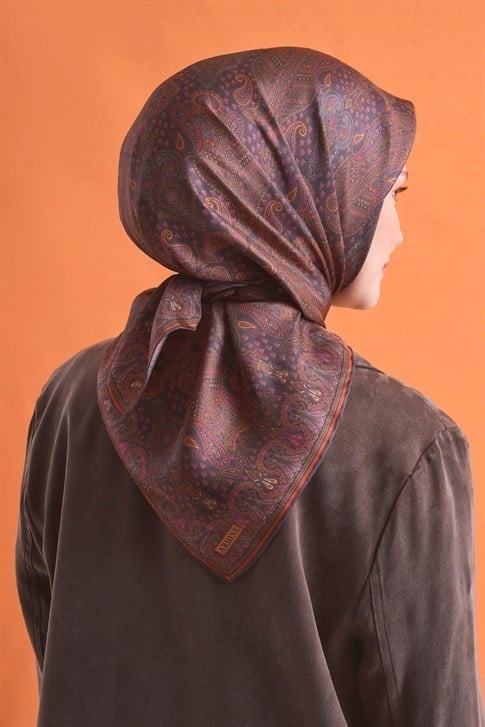 Armine Saf İpek Twill Eşarp 9631D 03