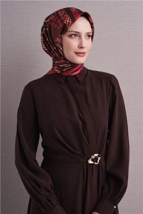 Armine Saf İpek Twill Eşarp 9634D 82