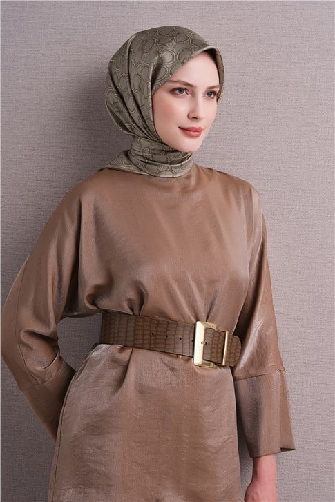 Armine Saf İpek Twill Eşarp 9638D 04