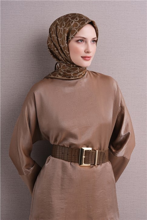 Armine Saf İpek Twill Eşarp 9638D 35