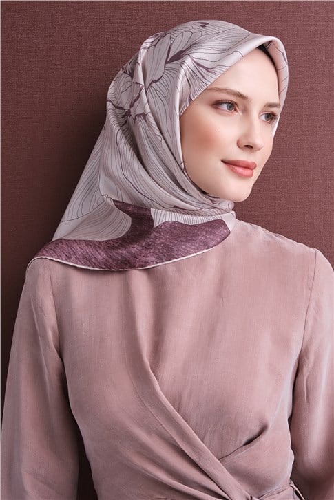 Armine Saf İpek Twill Eşarp 9639D 33