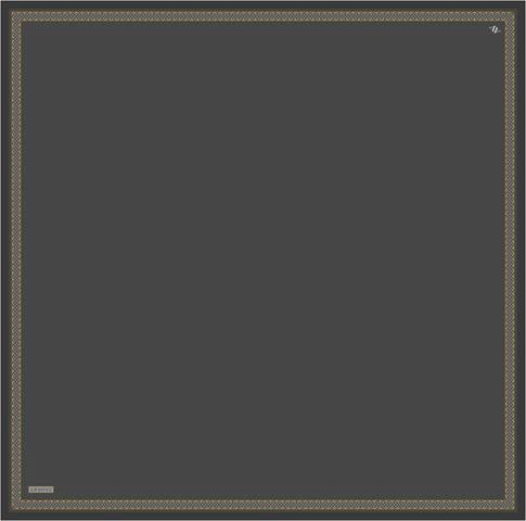 Armine Su Yolu Desenli Saf İpek Twill Eşarp 9444D 06