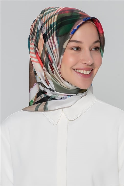 Armine Sura İpek Eşarp 20Ka8404 31