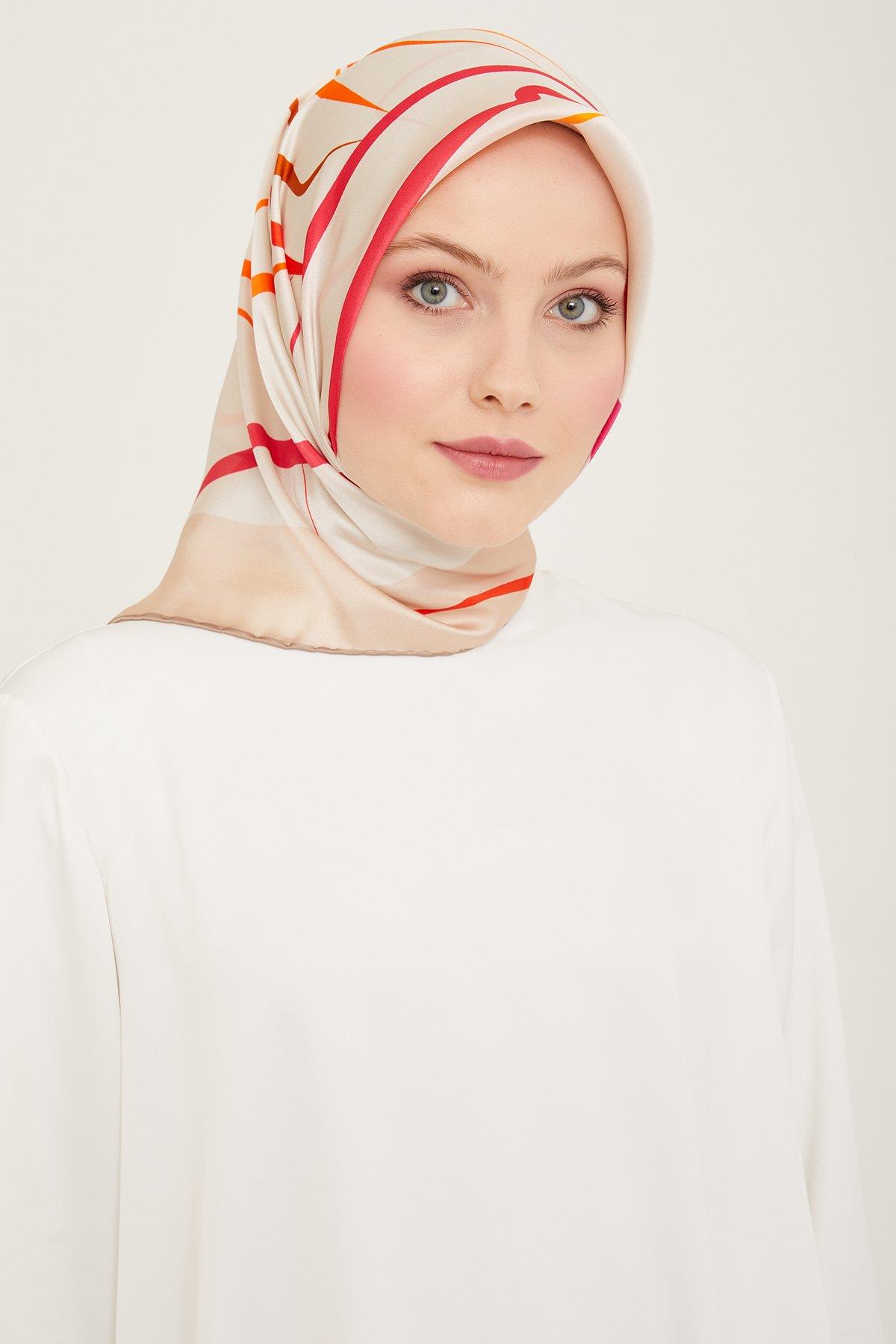 Armine Sura İpek Eşarp 9115-02