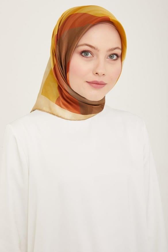 Armine Sura İpek Eşarp 9137-01