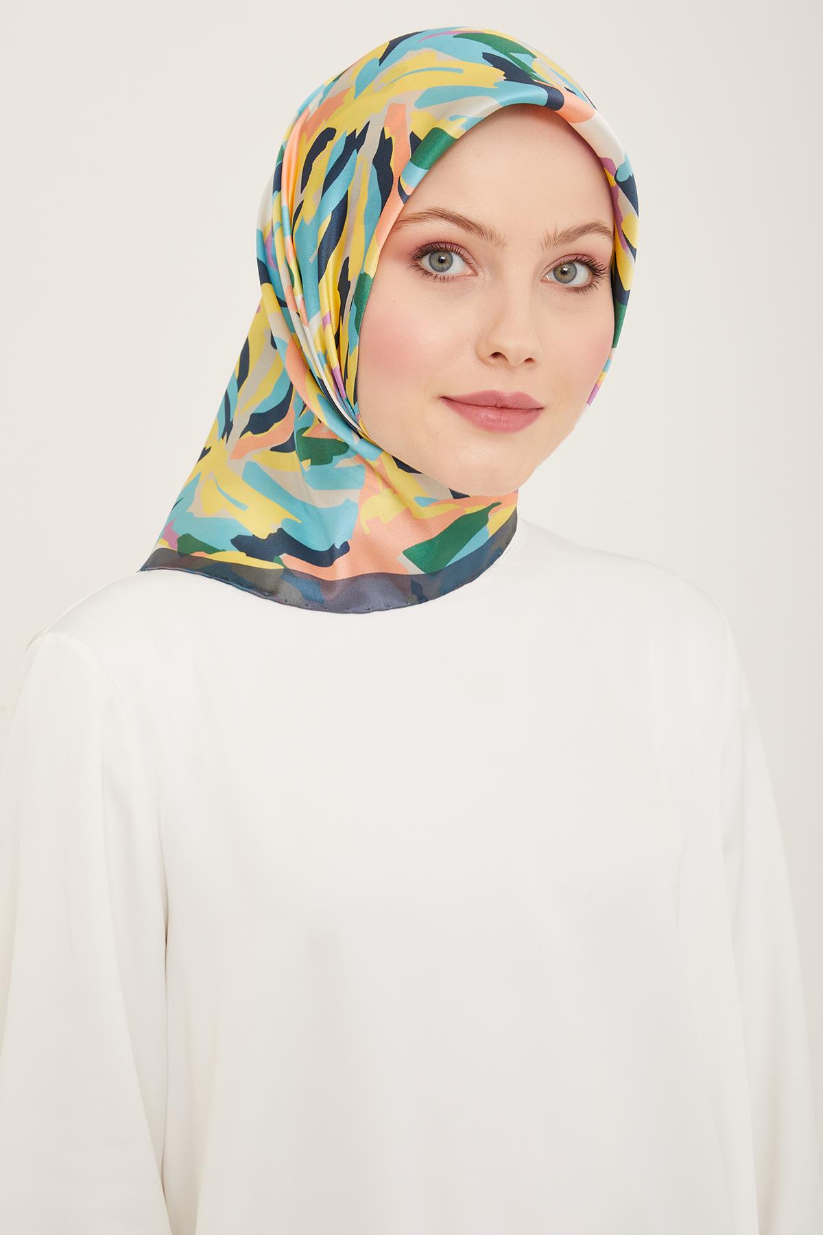 Armine Sura İpek Eşarp 9140-84