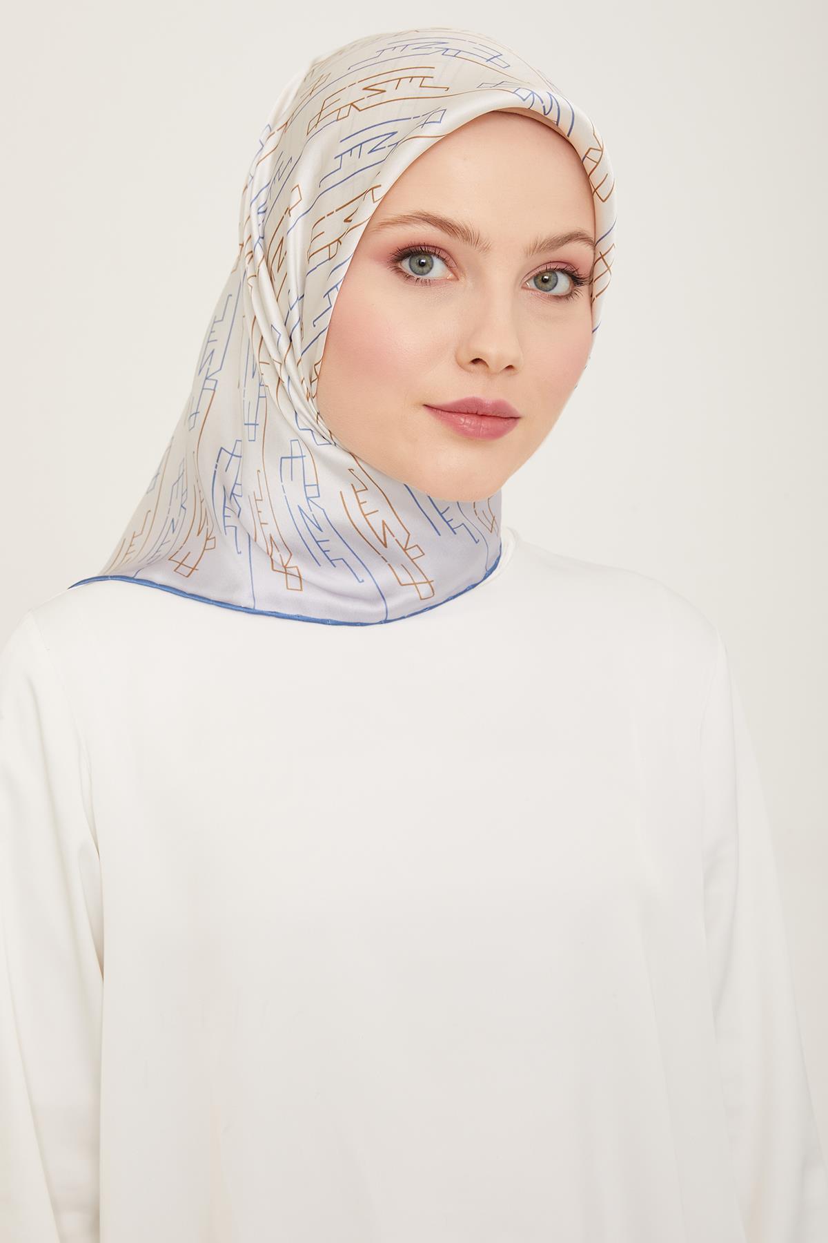 Armine Sura İpek Eşarp 9142-04