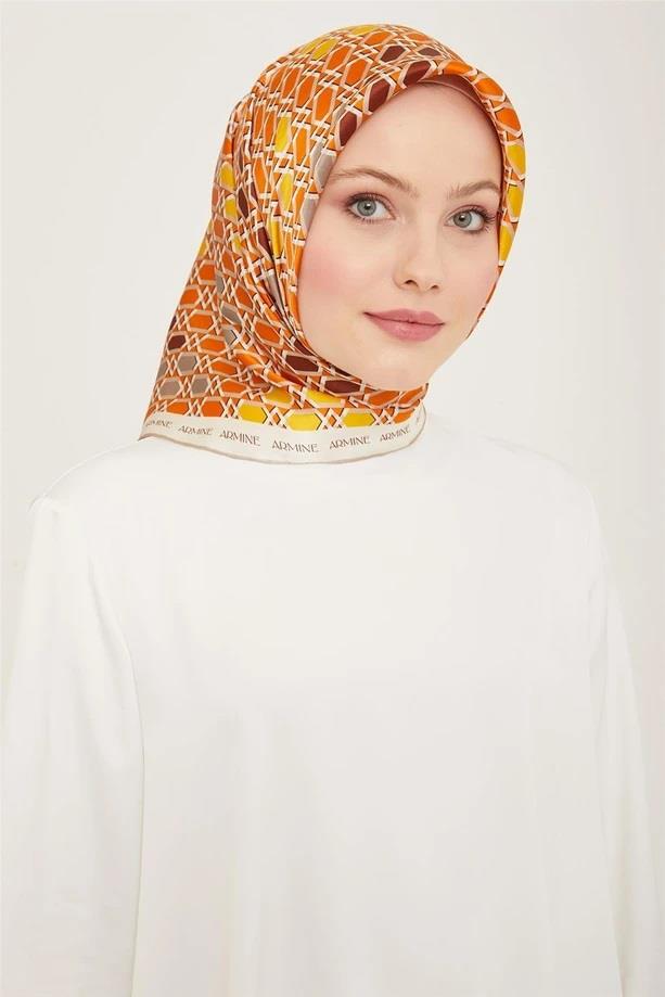 Armine Sura İpek Eşarp 9144-34