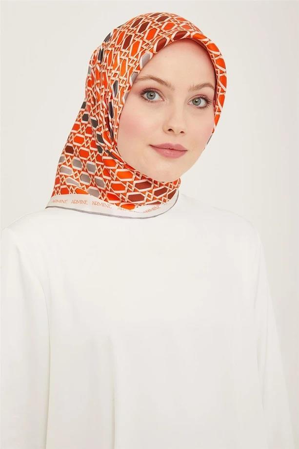 Armine Sura İpek Eşarp 9144-37