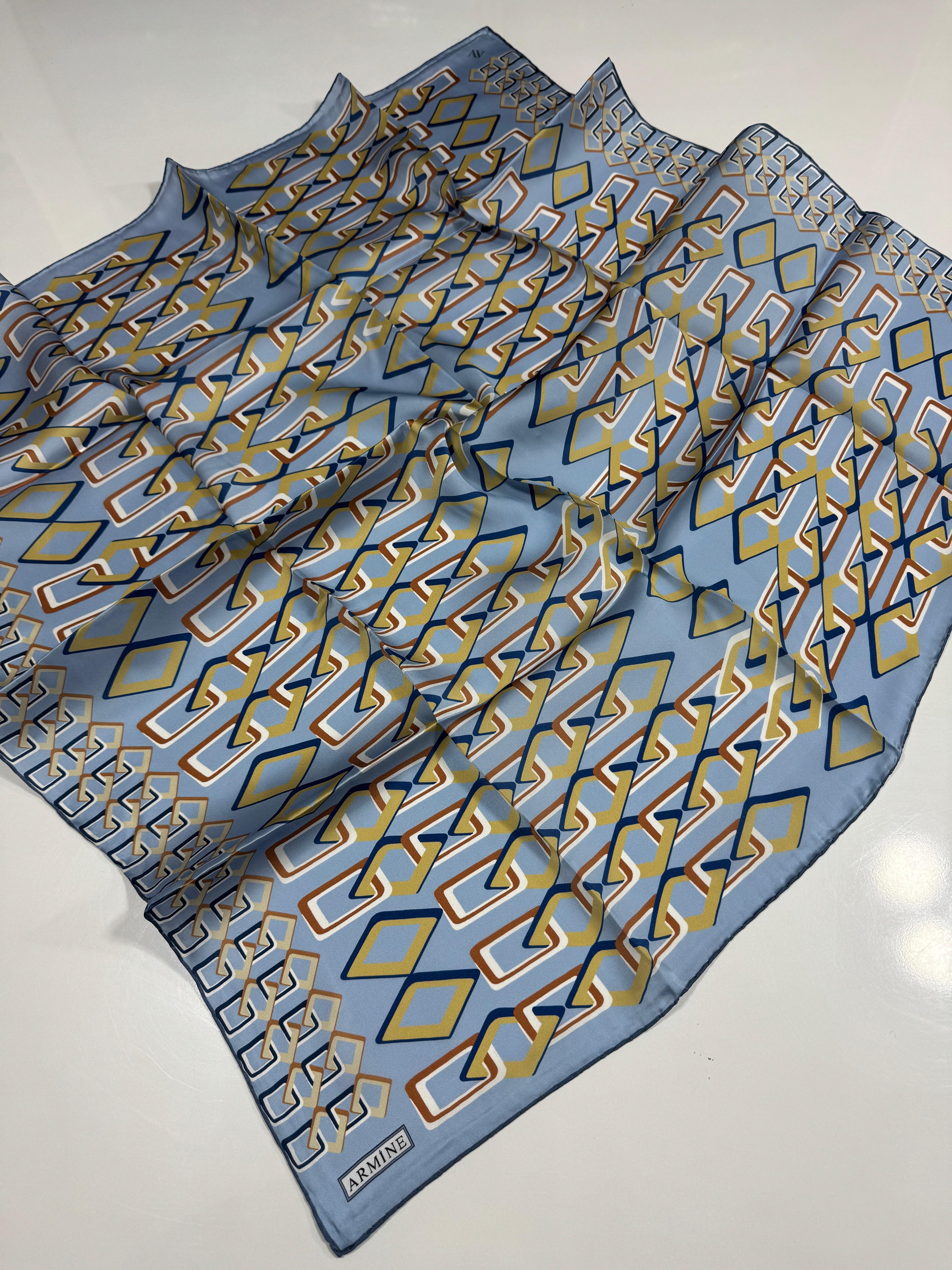 Armine Sura İpek Eşarp 9172-34