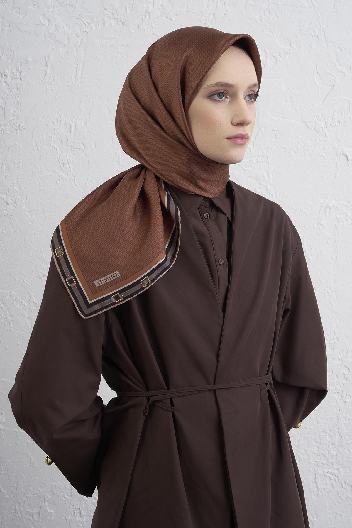 Armine Sura İpek Eşarp 9401-38