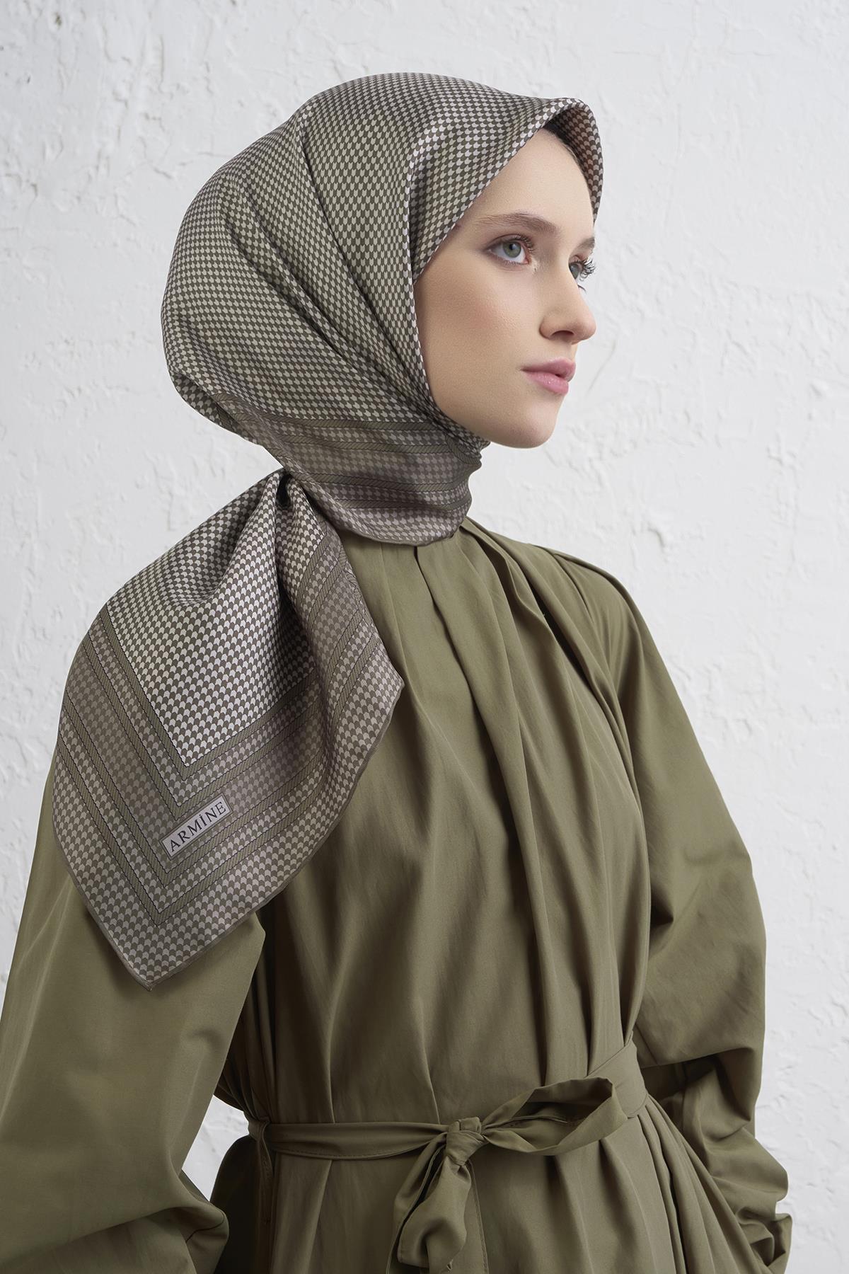 Armine Sura İpek Eşarp 9404-87