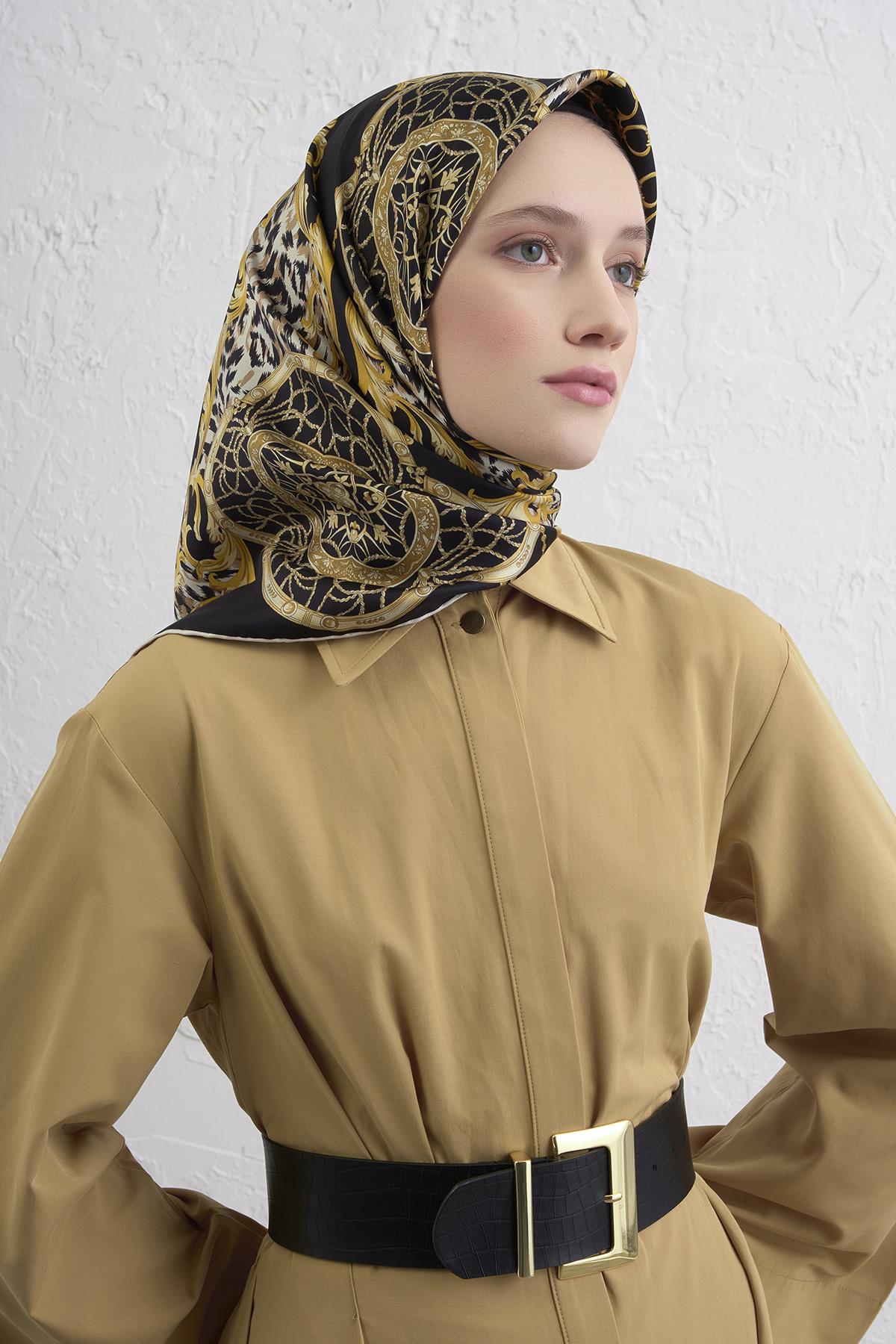 Armine Sura İpek Eşarp 9411-81