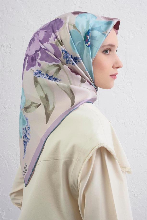 Armine Sura İpek Eşarp 9414-06
