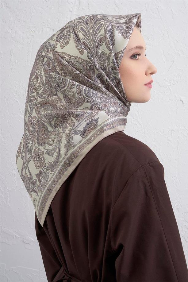 Armine Sura İpek Eşarp 9421-84