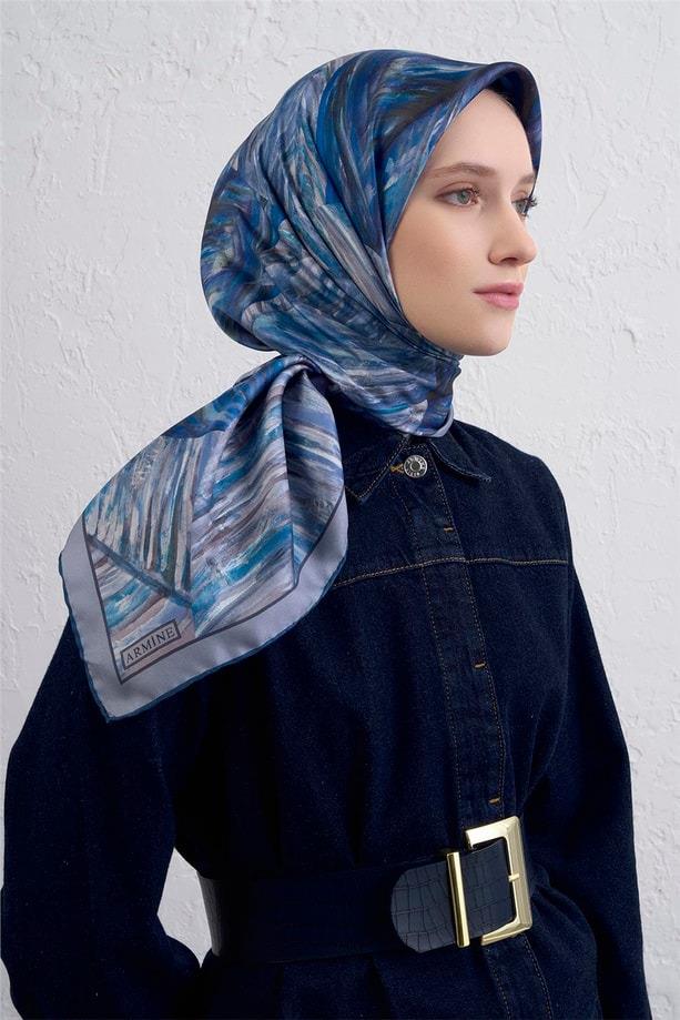 Armine Sura İpek Eşarp 9430-82