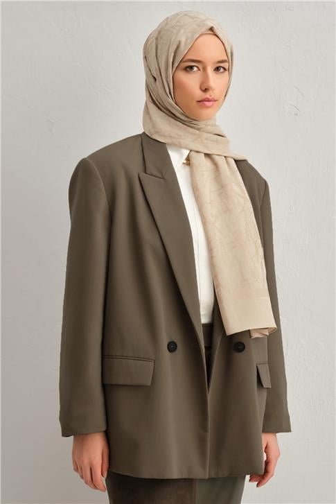 Armine Tencel İpek Kaligrafi Desen Şal 32102