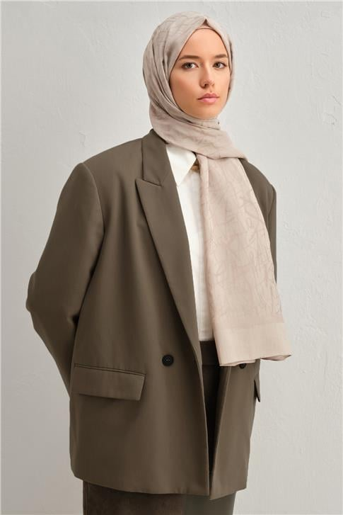 Armine Tencel İpek Kaligrafi Desen Şal 32103